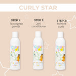 Curly Star Liquid Gel rezultatas - apibrėžtos vaiko garbanos