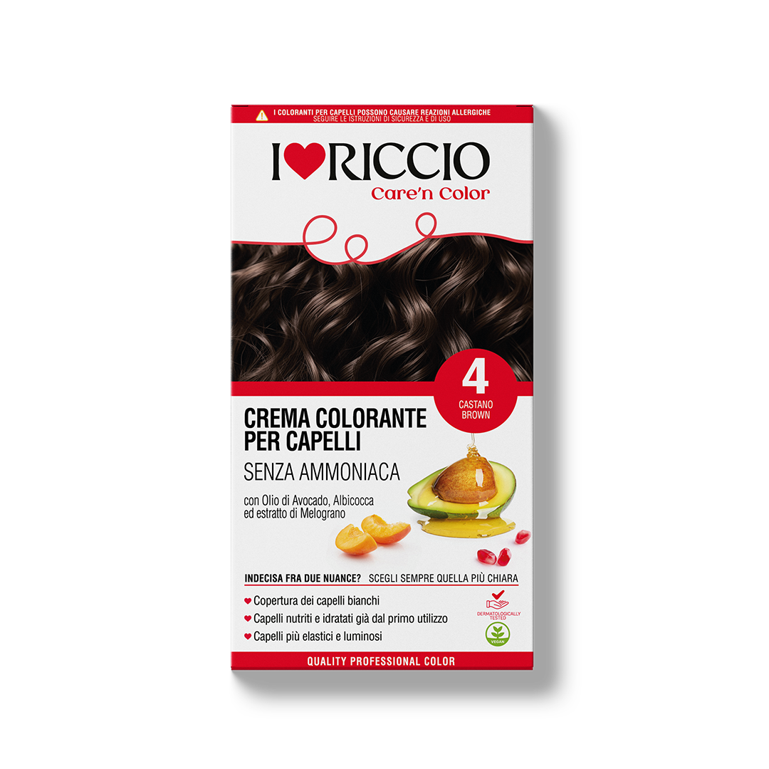 Beamoniakiai plaukų dažai - Ruda spalva- Ammonia-free Hair Dying Cream Brown Color