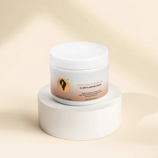 Avokadų ir rožių aliejų kremas garbanoms formuoti ir išryškinti Avocado & Rose Oil Clump & Define Cream