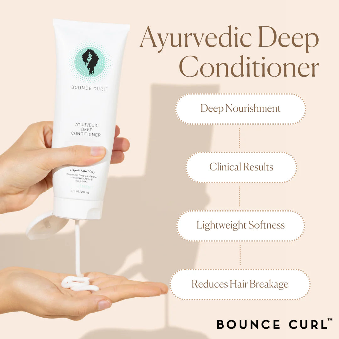 Drėkinamasis kondicionionerius Bounce Curl Ayurvedic Deep Conditioner