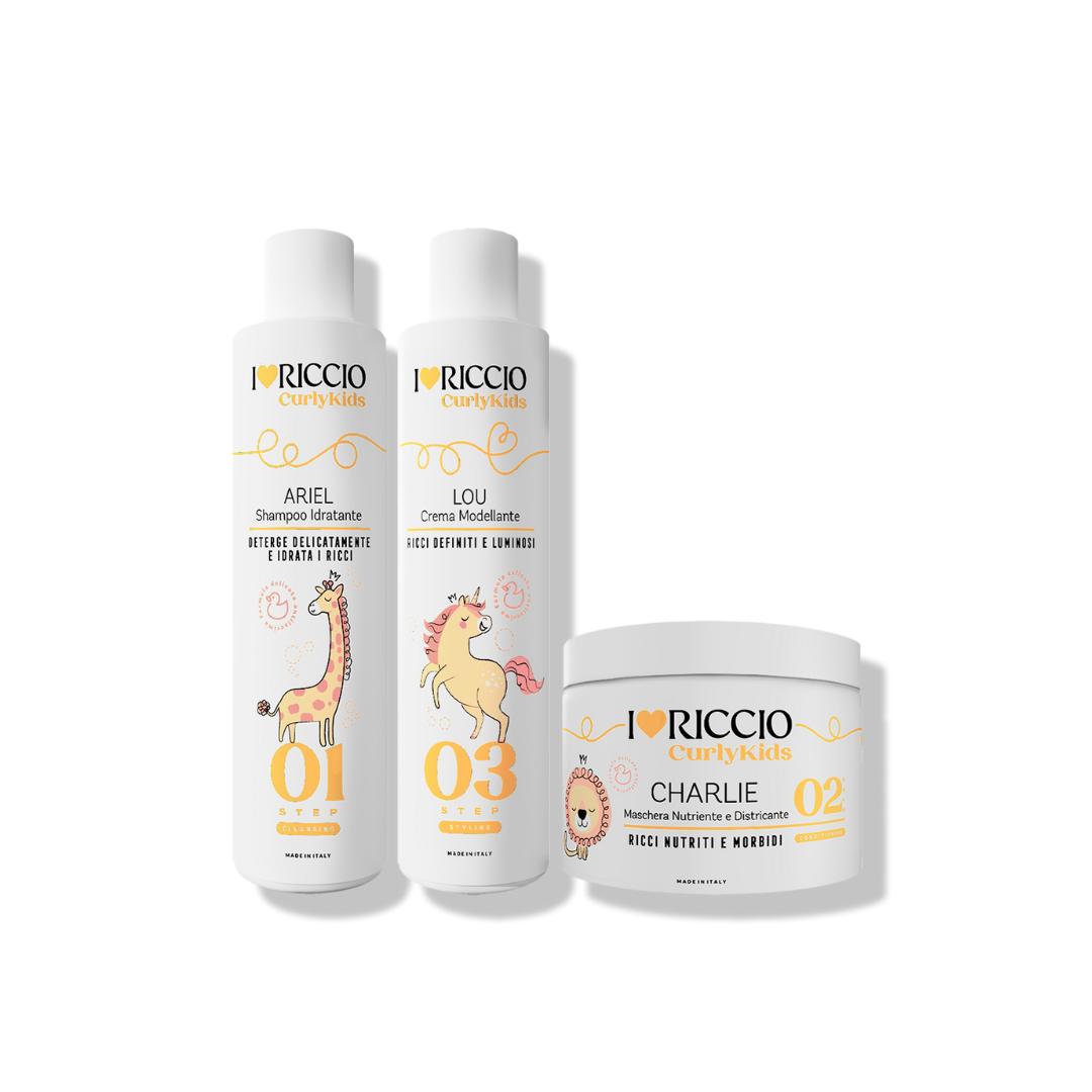 Complete CurlyKids Kit for curly hair