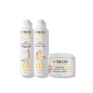 Garbanotų plaukų priežiūros rinkinys vaikams Complete CurlyKids Kit