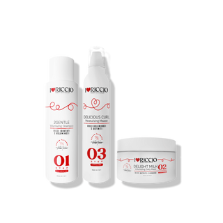 MINI set for fine hair I Love Riccio Curly and Wavy Hair Kit with Mousse