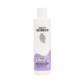 Violetinis šampūnas garbanotiems plaukams No More Yellow Silver Shampoo 250 ml