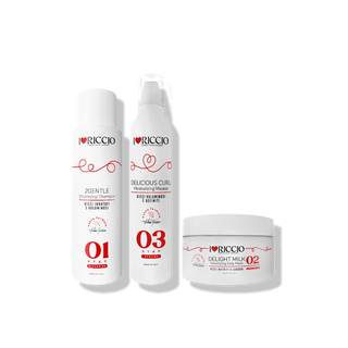 I Love Riccio Curly and Wavy Hair Kit with Mousse