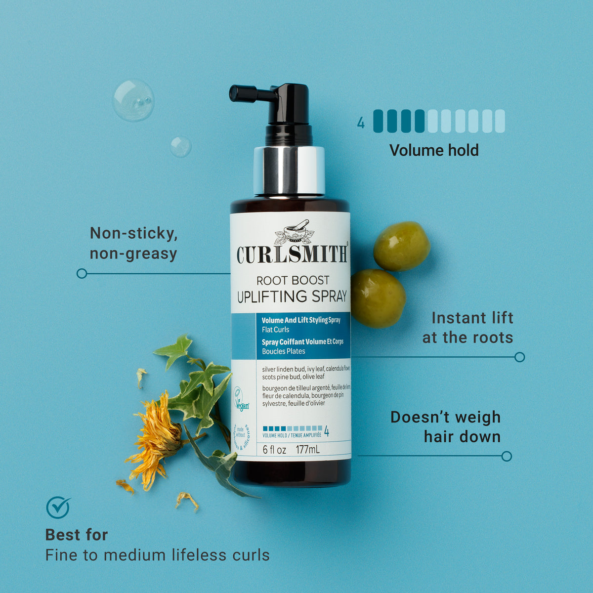 Apimties suteikiantis purškiklis nuo šaknų Root Boost Uplifting Spray