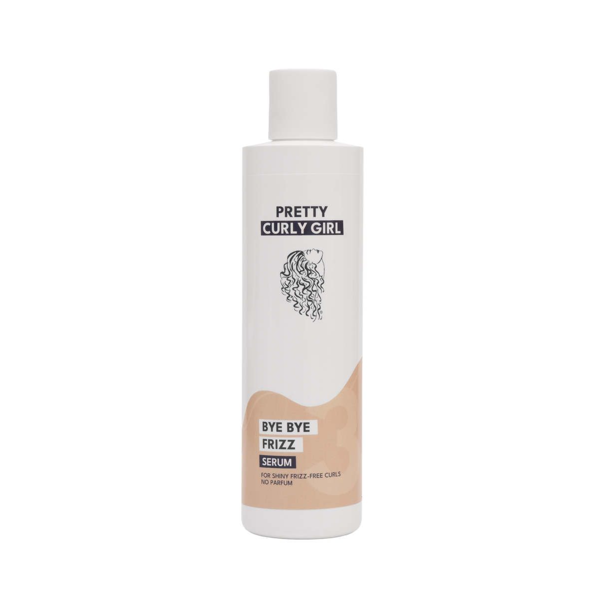 Serumas nuo pašiaušimo garbanotiems plaukams Bye Bye Frizz Serum 250 ml