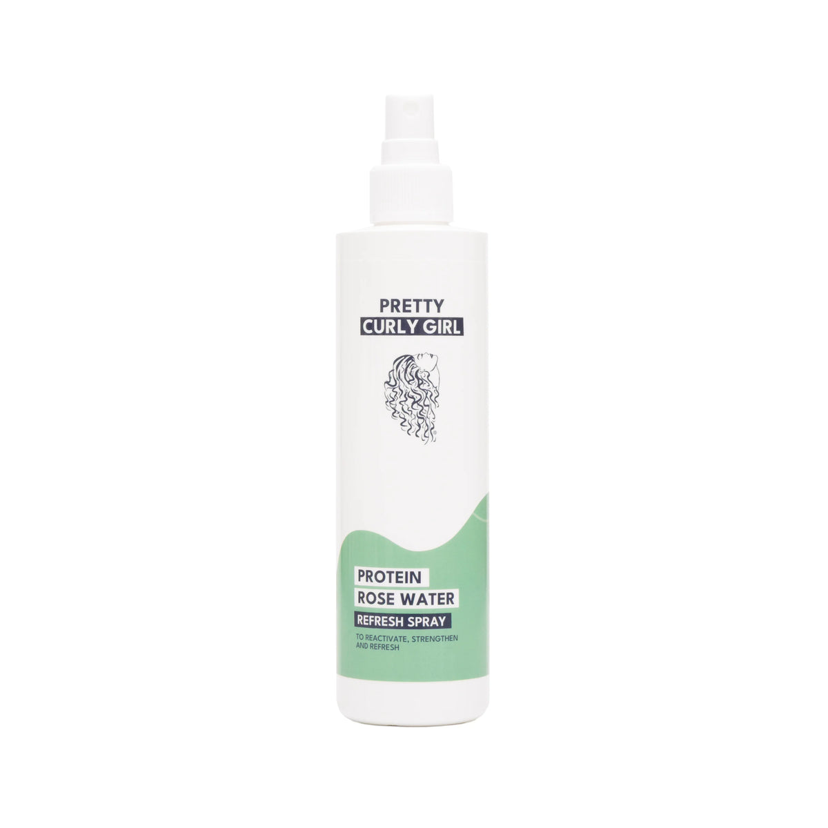 Rose Water Refresh Spray with proteins for curly hair revitalization